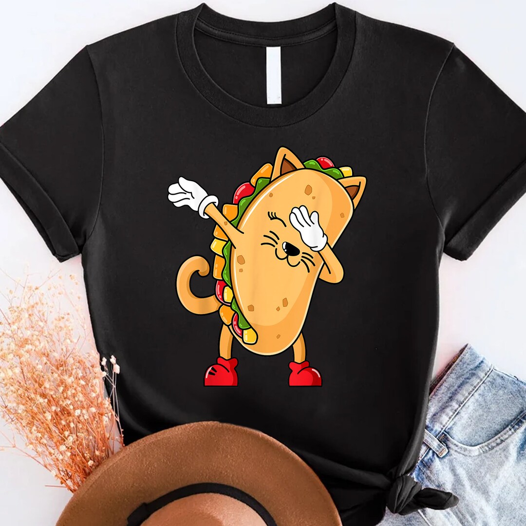 Taco Cat Spelled Backwards Taco Cat Shirt Fiesta Shirt Cat Etsy