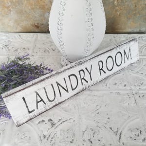 Laundry Room Sign, Rustic Farmhouse Decor