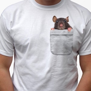 Rat t shirt no1 top tee pochette graphique design art cadeau d'anniversaire pour elle lui maman enfants homme vêtements pour adultes personnalisé inspiration unique