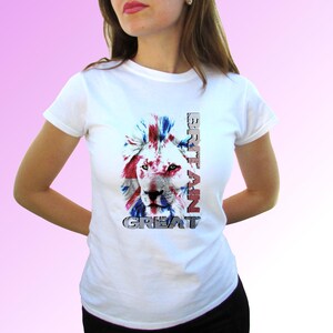 Großbritannien T-Shirt Spitze Weihnachten Geburtstagsgeschenk Individuell angefertigter Vaterländischer Mode-Grafikdesign-Weltcup Sport-Urlaubs-Reise
