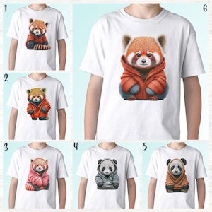 Czerwona panda koszulka top tee prezent urodzinowy na Boże Narodzenie dla niej dla niego mama męska damska dzieci odzież spersonalizowana niestandardowa zabawna sztuka projekt graficzny