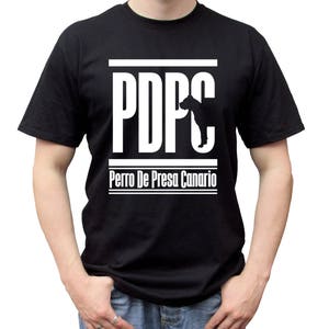Perro De Presa Canario t shirt gift Xmas Christmas birthday present idea dog lovers art graphic design personalized custom clothing men kids