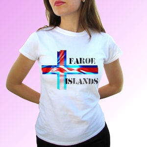 Faroe Islands t shirt top tee Christmas Birthday Gift Custom Personalized Patriotic Fashion Graphic Design World Cup Sport Holiday Travel