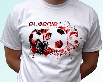 Albania t shirt top tee Christmas Birthday Gift Custom Personalized Patriotic Fashion Art Graphic Design World Cup Sport Holiday Travel Trip