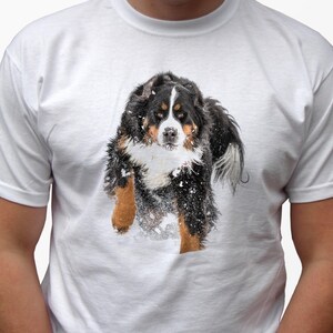 Berner Berner Sennen t-shirt presenter t-shirt topp hundras konsttryck grafisk design födelsedag julklapp herrkläder anpassade idéer