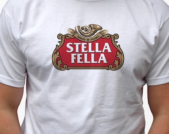 Stella Fella t shirt funny top tee humor joke party birthday gift for her him mom unisex adult clothing personalized unique inspiration gift