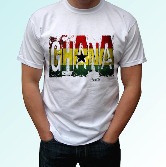 Ghana White T Shirt Top Short Sleeves Mens Womens Kids | Etsy UK