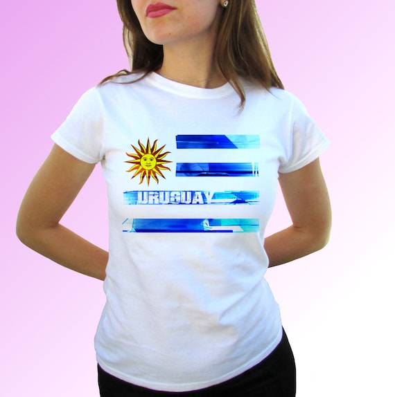  Camiseta de fútbol de la bandera Uruguay para hombre