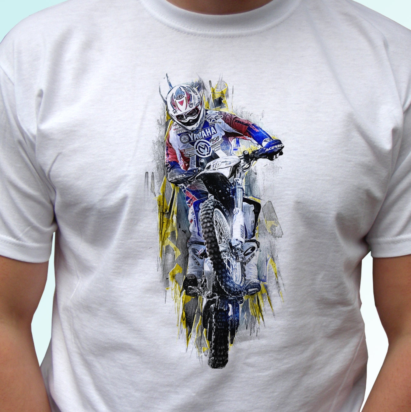 Freestyle Motocross T Shirt Motorcycle Top Scrambles Racing