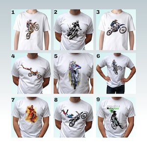 Freestyle Motocross  t shirt motorcycle top scrambles racing tee short sleeves birthday gift - mens, womens, kids, baby sizes