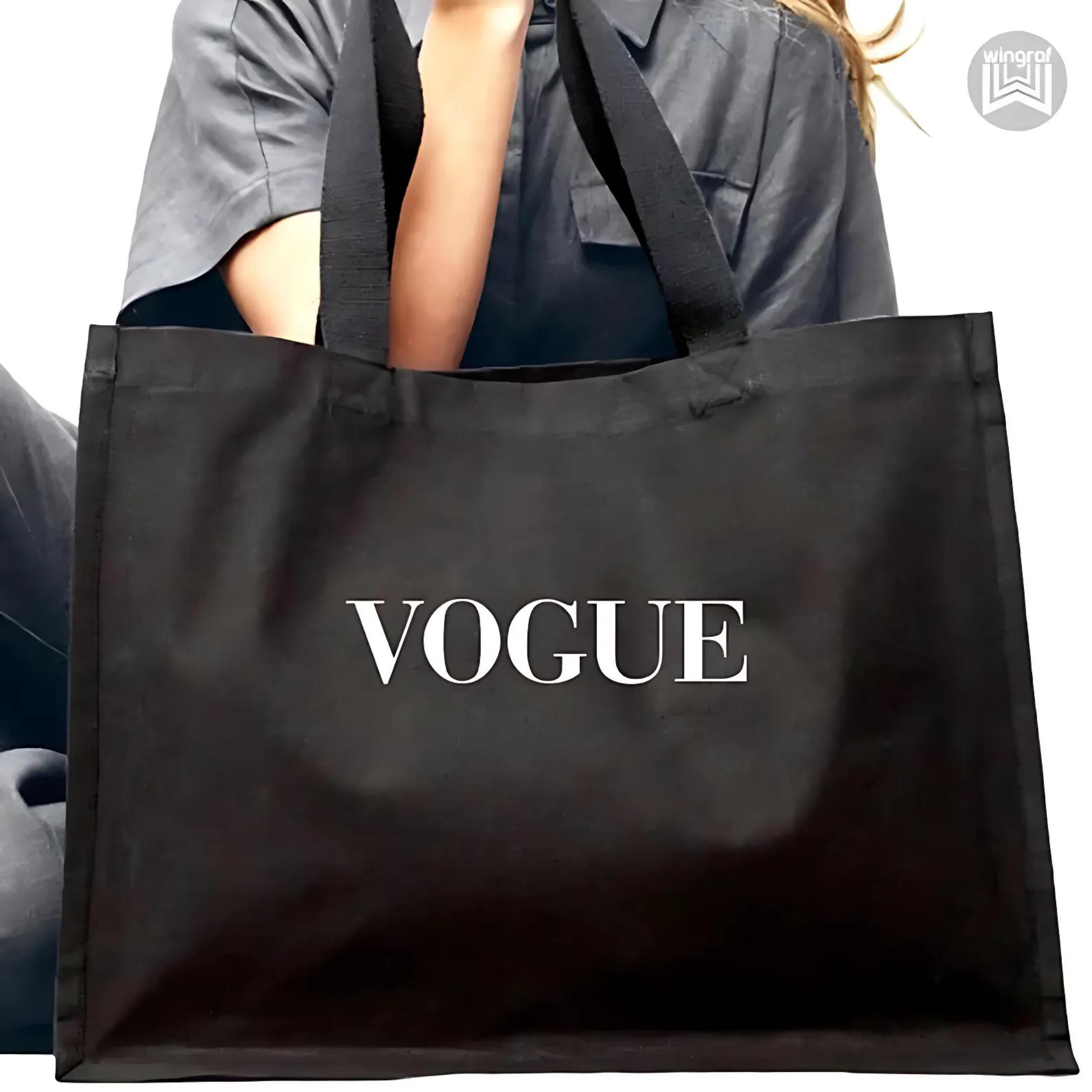 Vogue tote bag Etsy