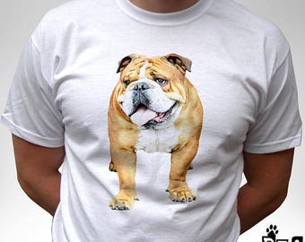 Design By Humans Go Hard or Go Home English Bulldog Mens Graphic Tank Top 