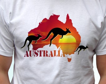 Australia t shirt t shirt top tee Christmas Birthday Gift Custom Personalized Patriotic Fashion Graphic Design World Cup Holiday Travel