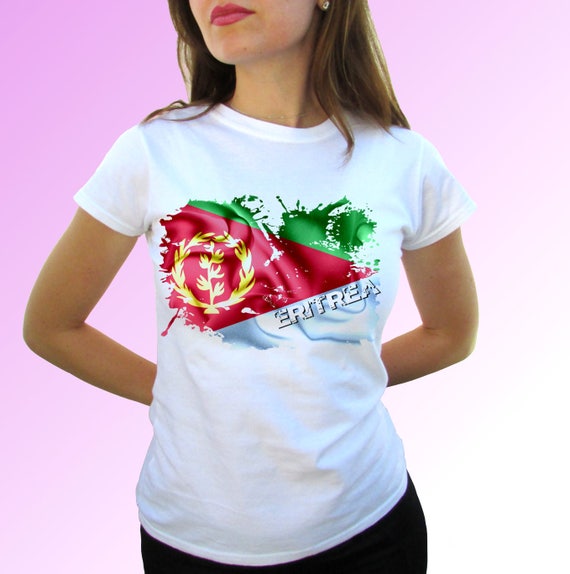 Vintage Eritrea T-Shirt Retro Eritrean Flag Shirt Vintage Eritrea T-Shirt Retro Eritrean Flag Shirt