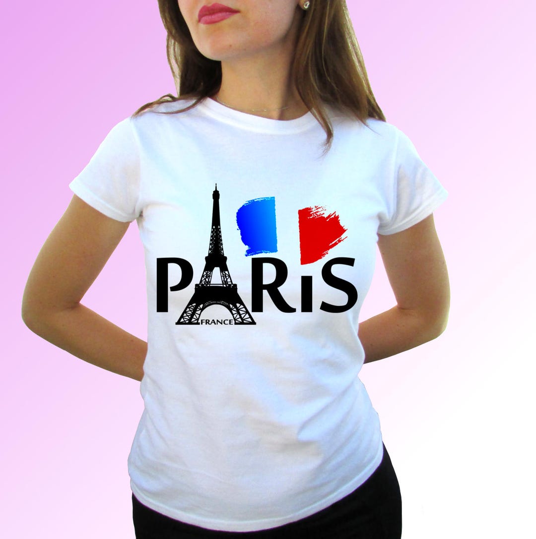 Paris White Tee