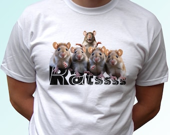 Rats t shirt no2 top tee graphic design art birthday gift - mens, womens, kids