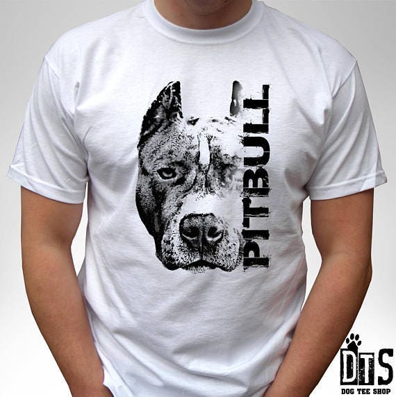Pit Bull T-Shirt - White / M