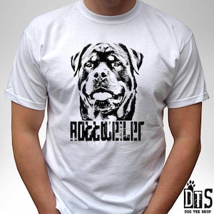 Rottweiler t shirt dog gift tee top breed art printed graphic design birthday Christmas gift for him mens womens clothing personalized idea