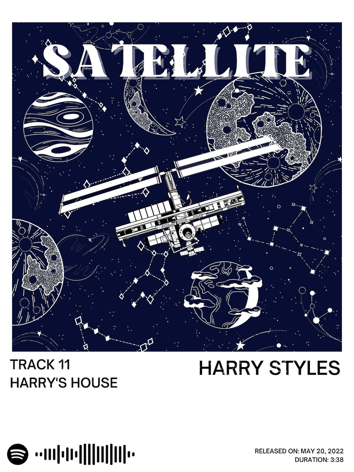 Satellite Harry Styles Download Print Harry's House Etsy