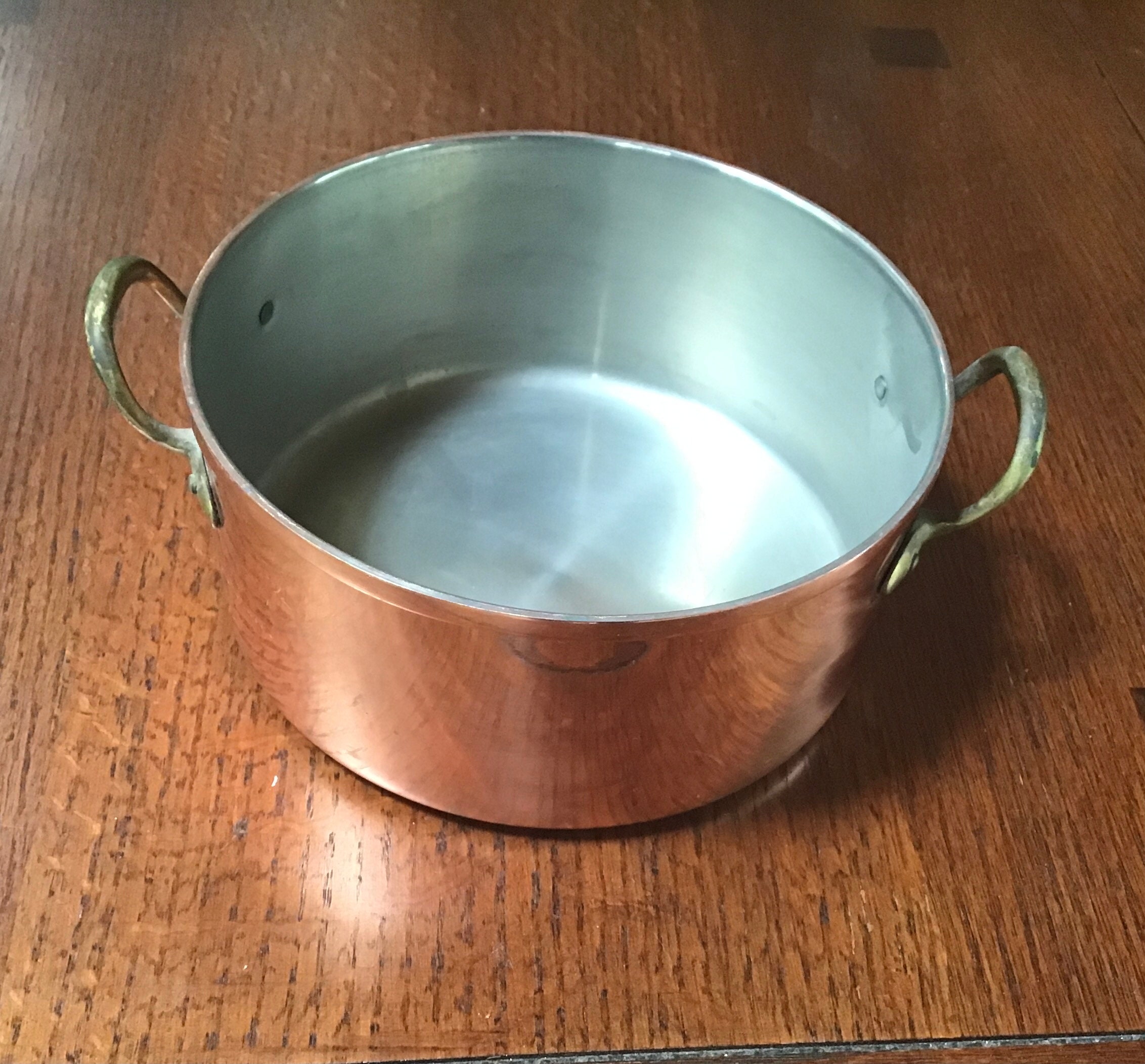 Vintage Tagus Copperware Pan, Country Kitchen Cookware Chafing