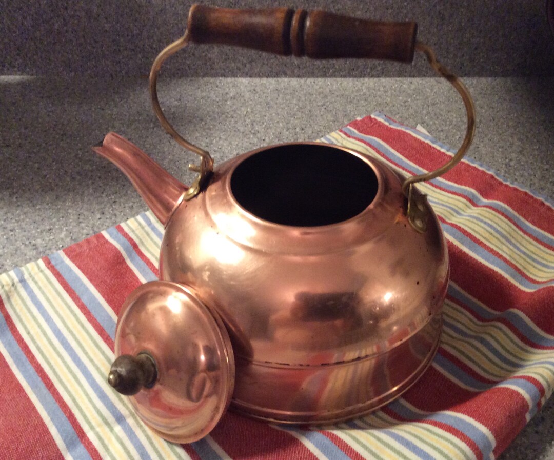 Paul Revere Signature Copper Tea Kettle hard to Find Etsy