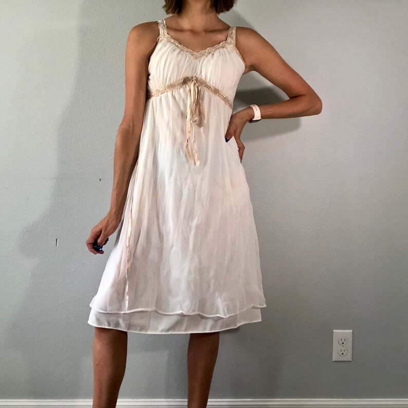 50/'s sheer nightgown