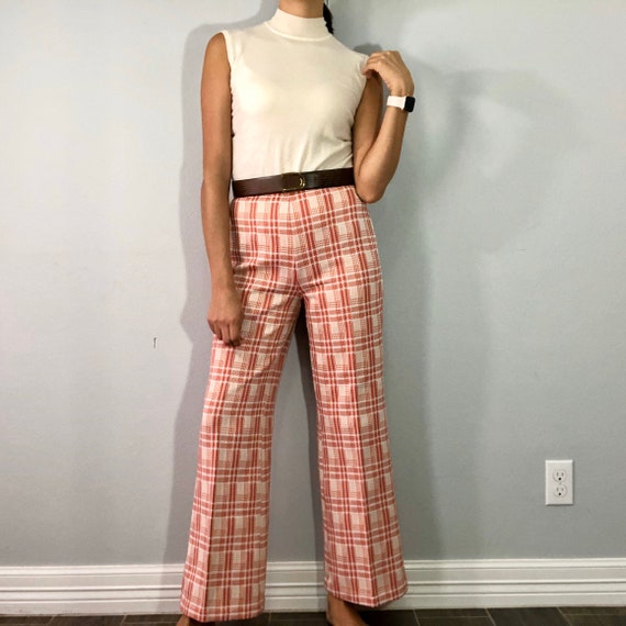 70's plaid pants