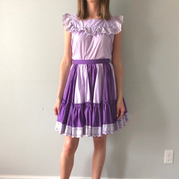 Vintage square dance set