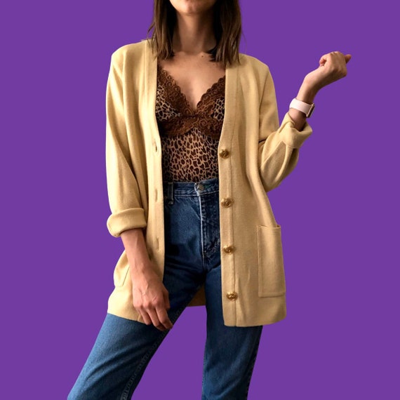 90’s Rodier oversized cardigan