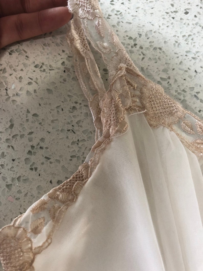 50/'s sheer nightgown