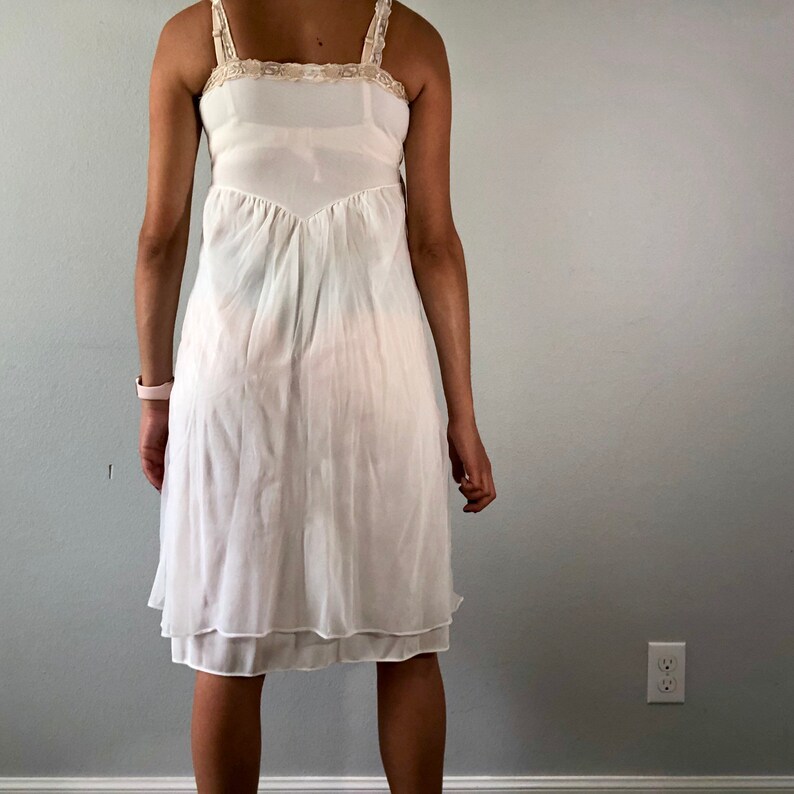 50/'s sheer nightgown