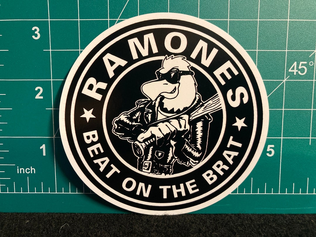 Ramones Beat on the Brat Vinyl Sticker Punk Etsy