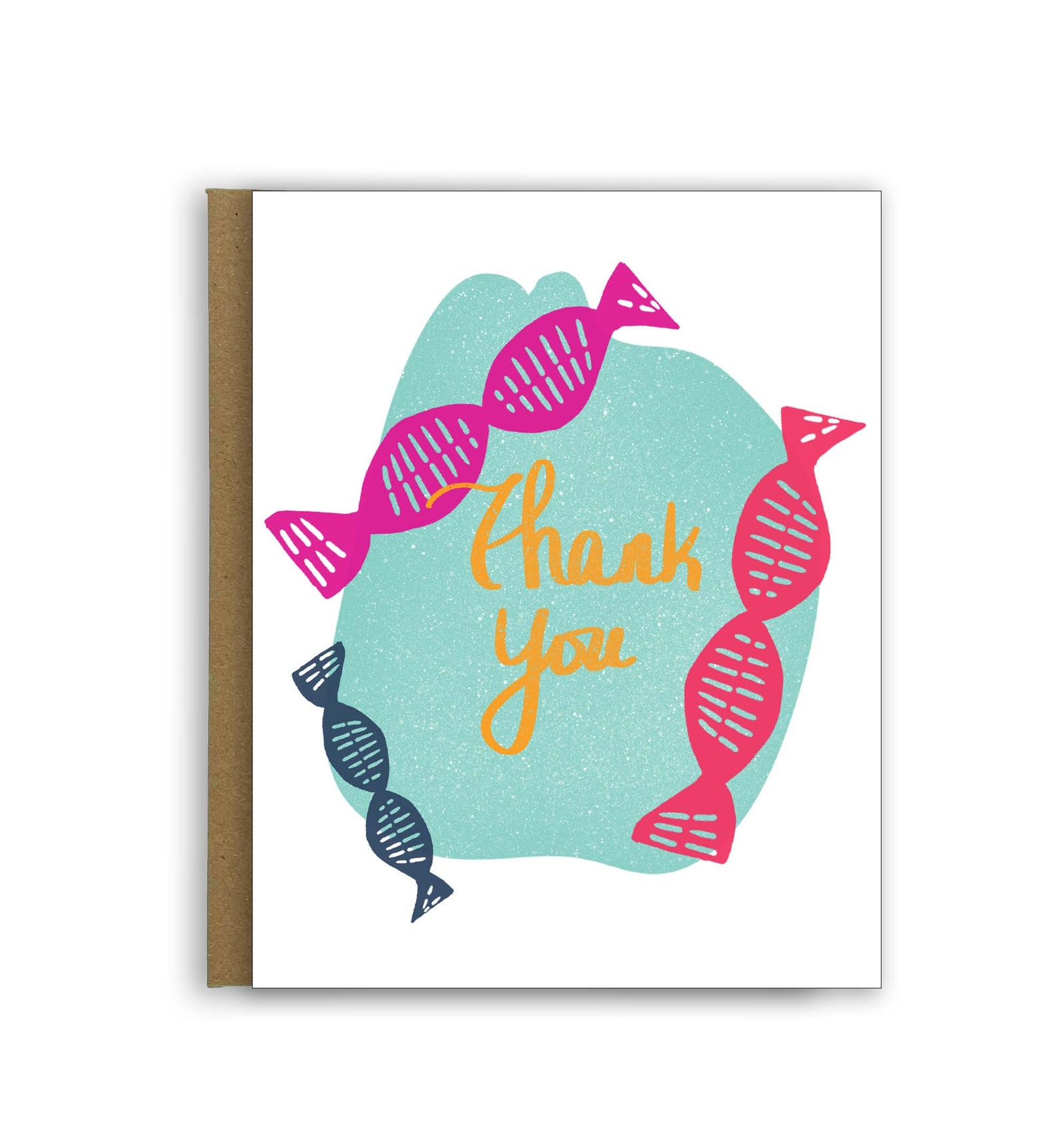Science Thank You Card DNA Thank You Card Thank You for Etsy