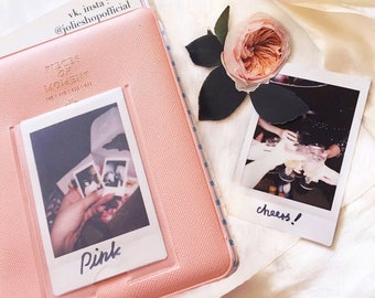 Mini Polaroid Album "ROSIE" JEUNE COLLECTION 64 Pocket Fujifilm Instax Mini 8 Picture Case
