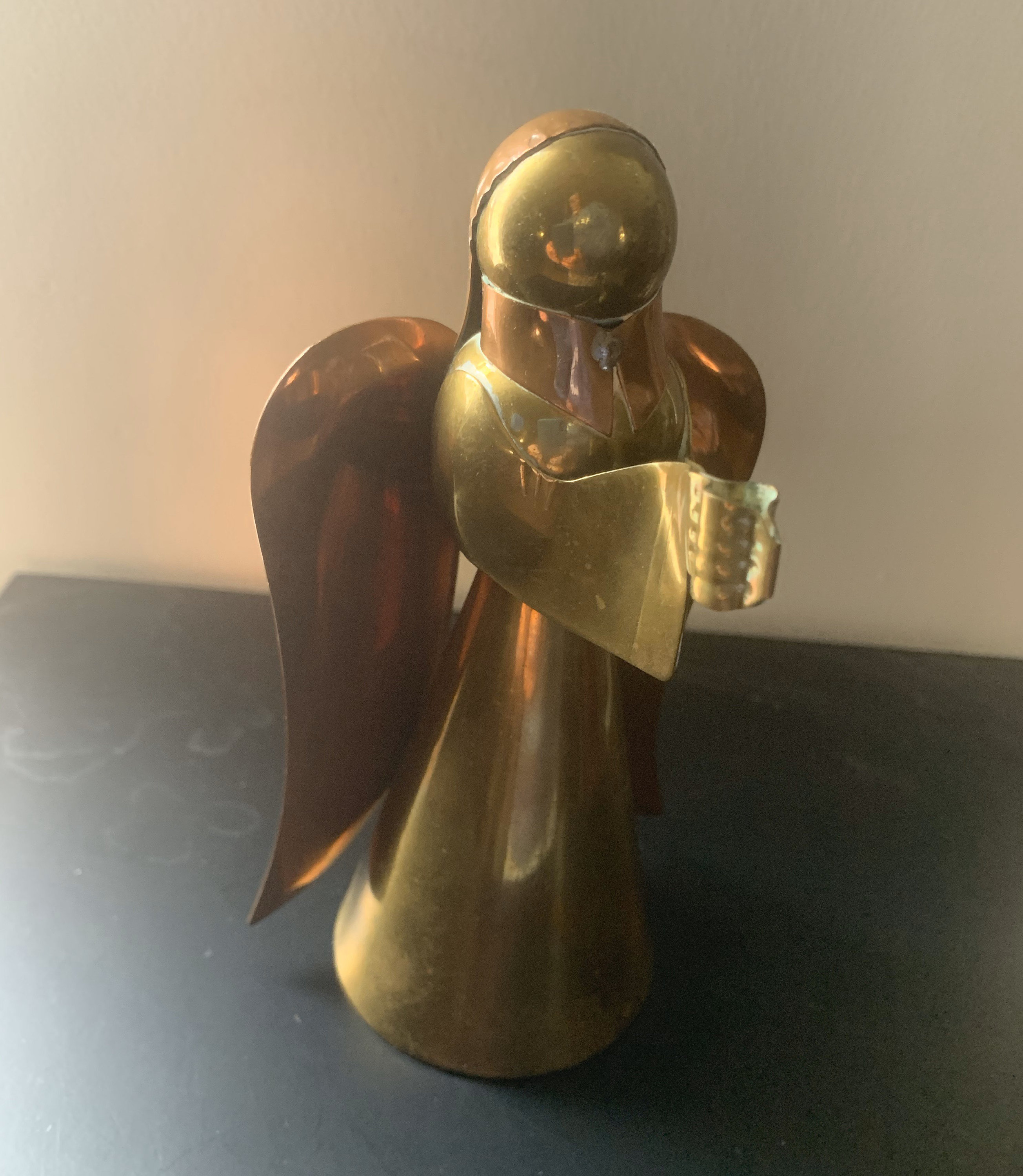 Brass Angel Candle Holder or Decoration Etsy