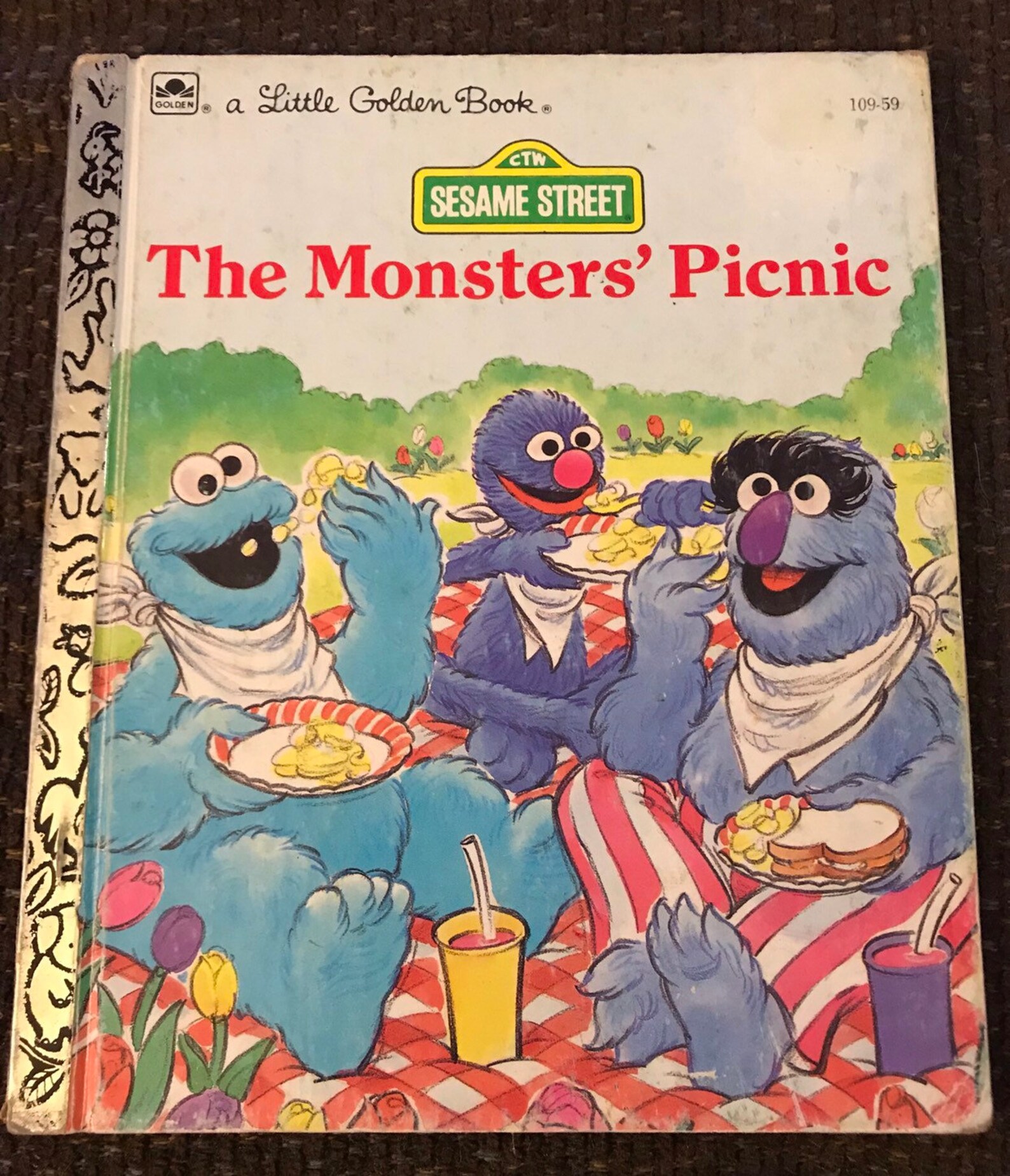 Sesame Street the Monsters' Picnic Etsy