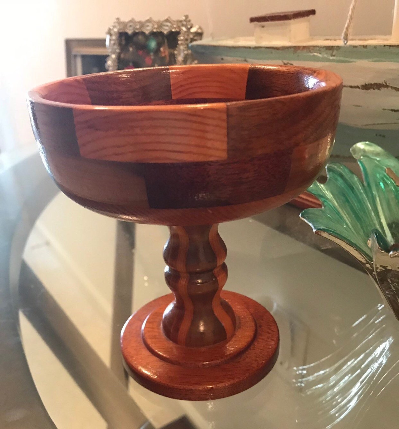 Handcrafted Wooden Candy Dish Etsy