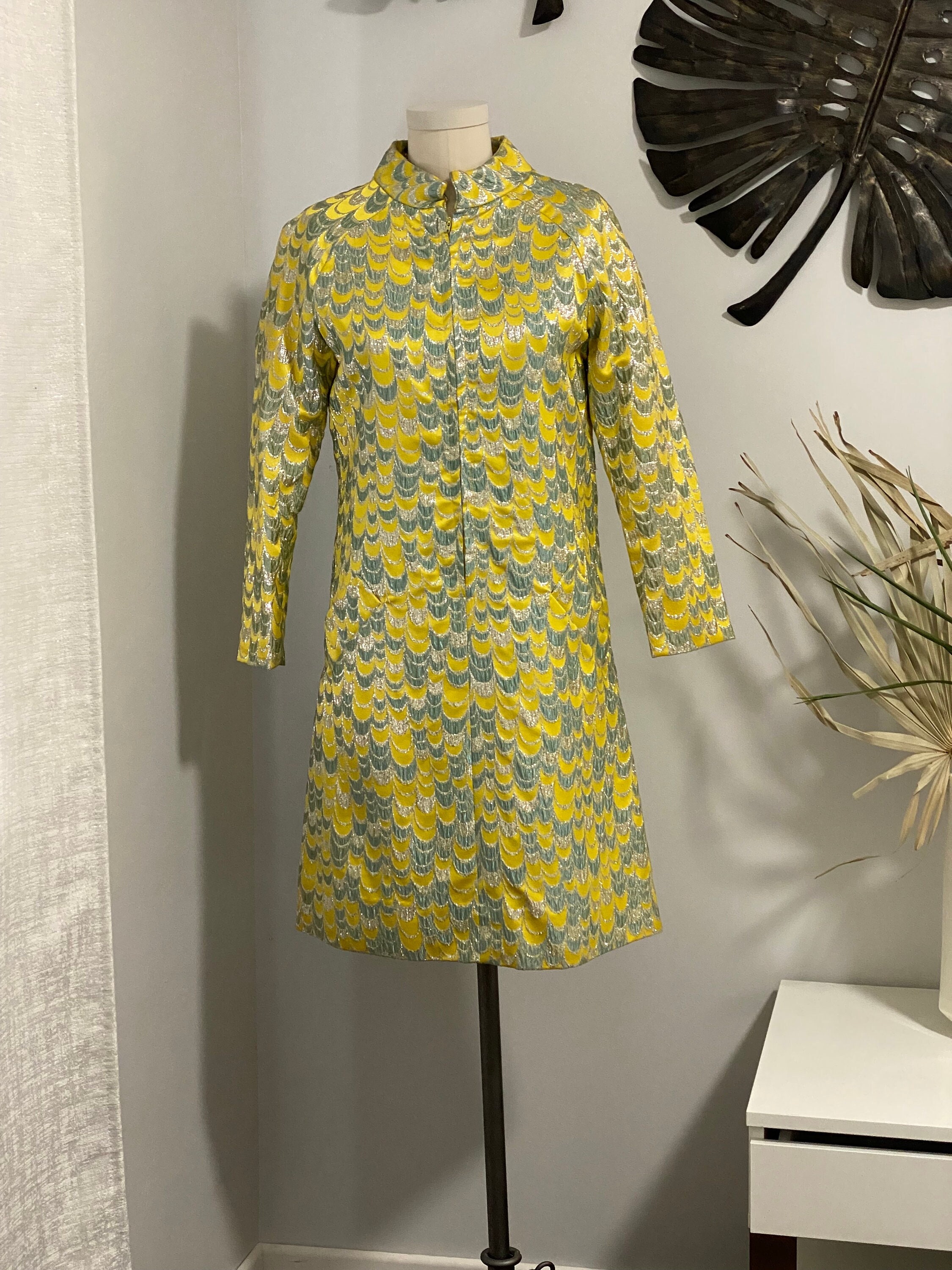 Lord & Taylor 1960's Floral Tunic Dress