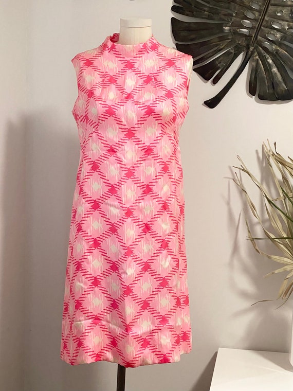 Vintage Pink Mod 1960’s Dress - image 1