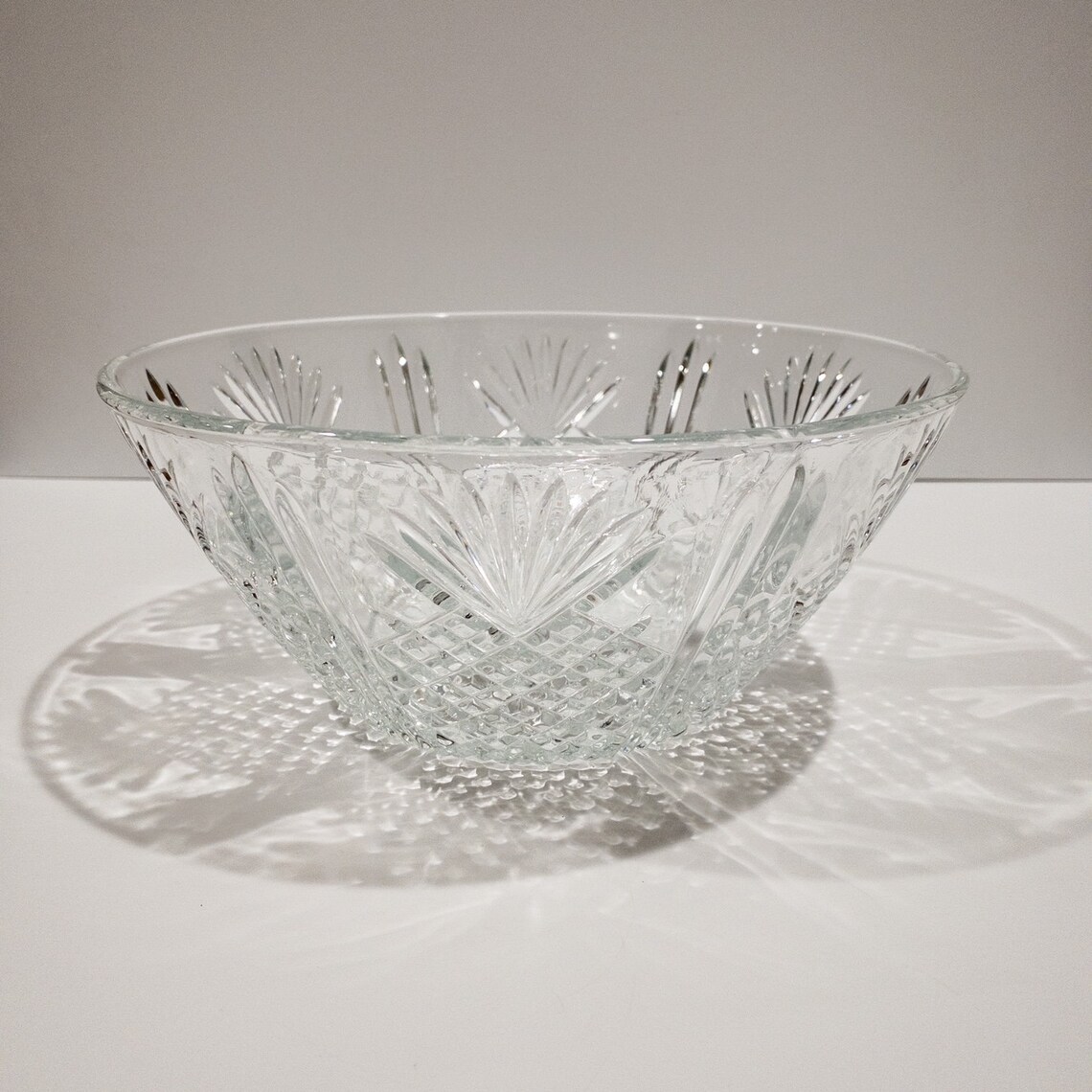 Vintage Crystal Decorative Fruit Serving Bowl | Etsy