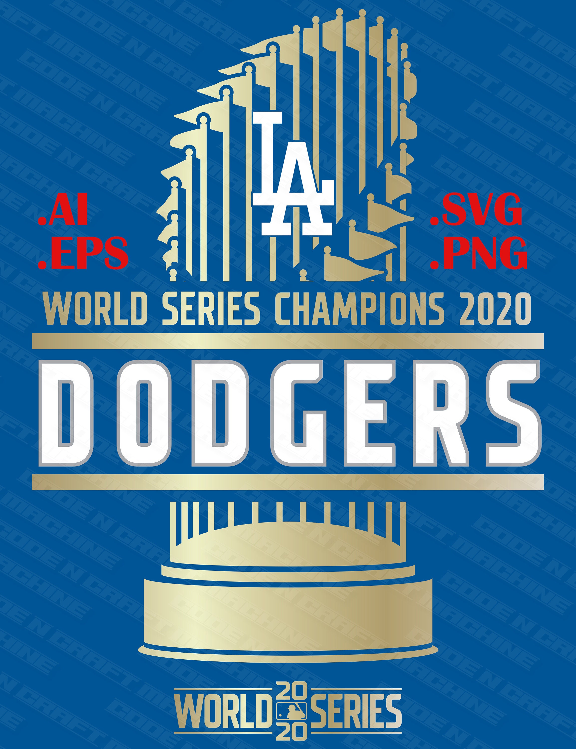 Dodgers World Series Champions SVG Etsy