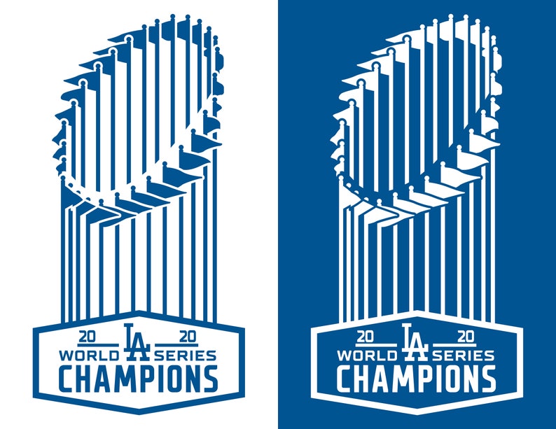 Dodgers Scoreboard 2020 World Series Champions SVG | Etsy