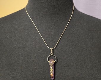 Amethyst Chakra Pendant Necklace