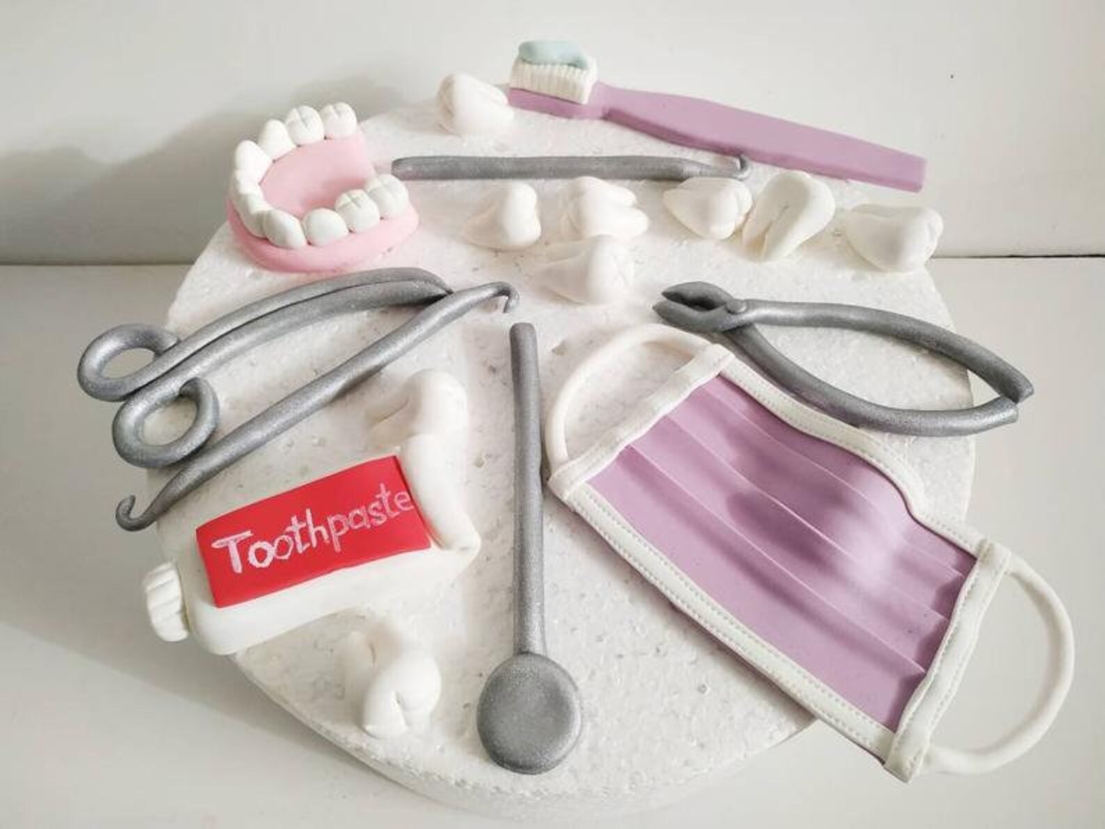 Medical Doctor Dentist 18pcs fondant cake toppers. Dentist Etsy