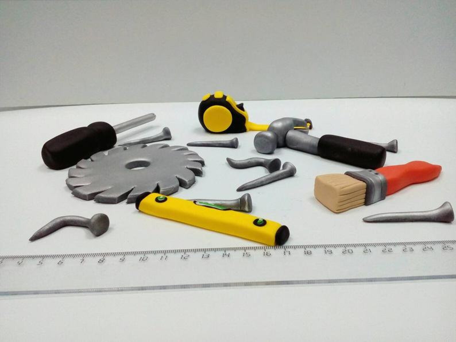 Tools 14pcs Fondant Cake Toppers. Сarpenter Tools Cake Etsy
