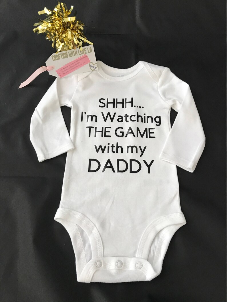 PersonalizedCustomized Onesie bodysuit saying for daddy baby girl or baby boy