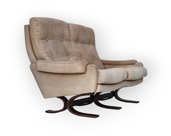1970s, Scandinavian 2 seater sofa, original very good condition, leather.