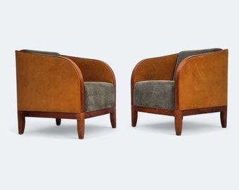 1970s, Scandinavian lounge chair, original very good condition, art deco style.