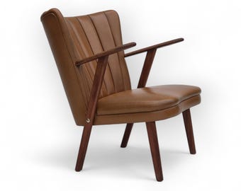 1960s, Danish design by Erhardsen & Andersen, armchair, original condition, teak wood.