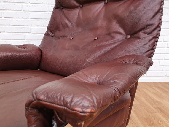 Swedish Design 70s, Arne Norell Loungechair, Original Upholstery